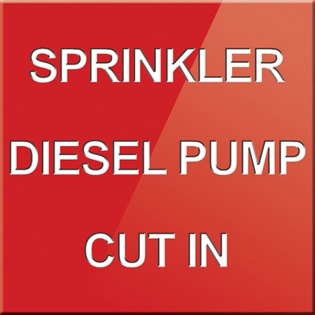 Sprinkler Diesel Pump Cut In