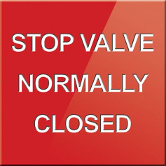 Stop Valve Normally Closed
