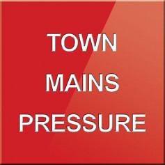 Towns Main Pressure - Traffolyte Label 50mm x 50mm