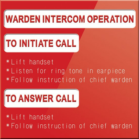 Warden Intercom Operation