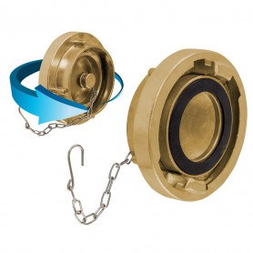 Storz Brass 65mm Cap & Chain