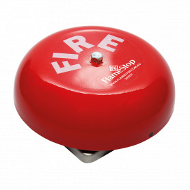 6" Red Fire Bell 150mm 12VDC