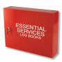 Essential Services Log Book Cabinet - Red