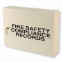 Fire Safety Compliance Records Cabinet - Milk White