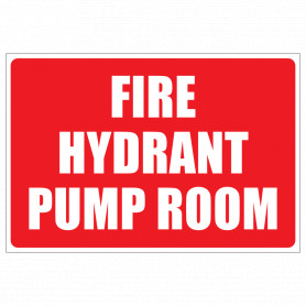 Fire Hydrant Pump Room