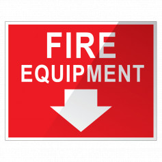 Fire Equipment with Arrow