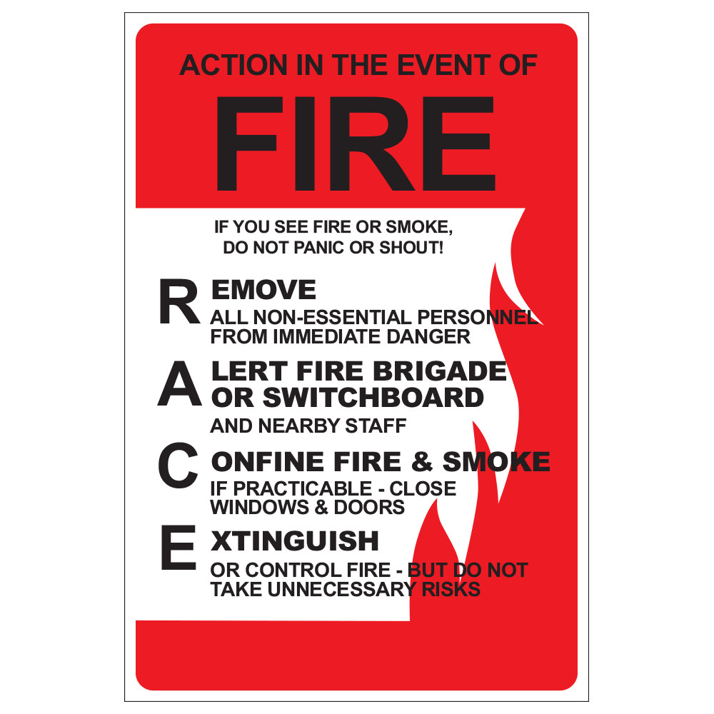 Race Fire Safety Poster