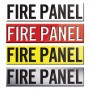 280 x 52mm Fire Panel Sign - Multiple