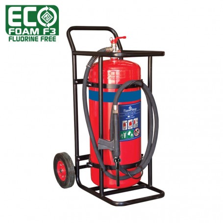 FLAMESTOP 70L ECO Foam F3 Fluorine Free Mobile Extinguisher - Solid Rubber Wheel
