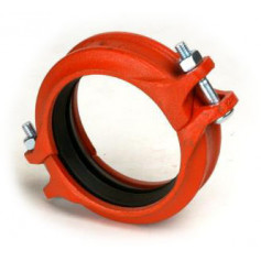 Style 001 Standard Rigid Coupling, 25mm, Painted Red