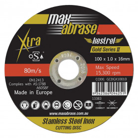 100 x 1.0mm Cutting Disc - Stainless Gold Series II