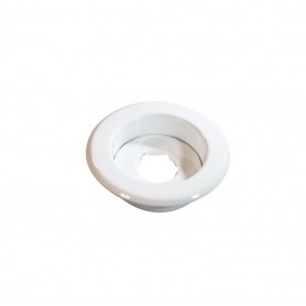 White Escutcheon Recessed - F1 (2PC)