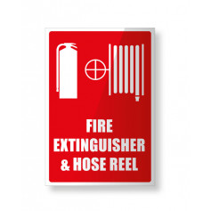 Fire Extinguisher & Hose Reel - Small Sign