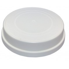 High Power White Surface Mount AS7240.24 Speaker 200mm with Grill - Fully Approved