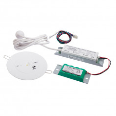 LED Emergency Light 85mm Head Unit with 140mm Adapter Plate