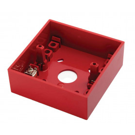 EST3X - Surface Mounting Box with Connectors Red
