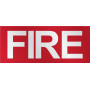 FIRE sign with 52mm lettering - Durable & Long-Lasting