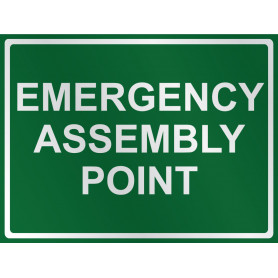 Emergency Assembly Point Aluminium Composite Sign