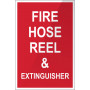 Fire Hose Reel & Extinguisher - Plastic Sign