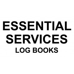 Vinyl Cut - Essential Services Log Books