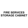Vinyl Cut - Fire Services Storage Cabinet