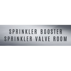 Sprinkler Booster - Sprinkler Valve Room