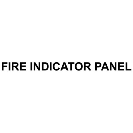 Vinyl Cut - Fire Indicator Panel