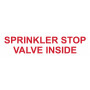 Vinyl Cut - Sprinkler Stop Valve Inside