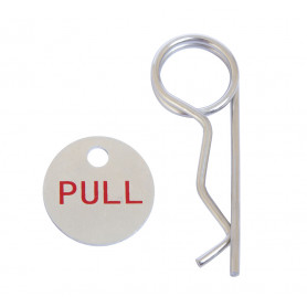 Pull Pin - Spring Type C/W "PULL" Disc