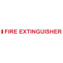 Vinyl Cut - Fire Extinguisher