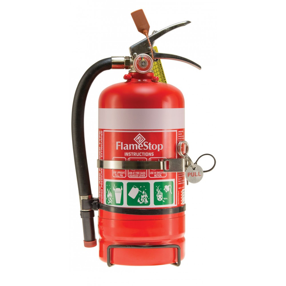 FlameStop 2.0kg ABE Powder Type Portable Fire Extinguisher
