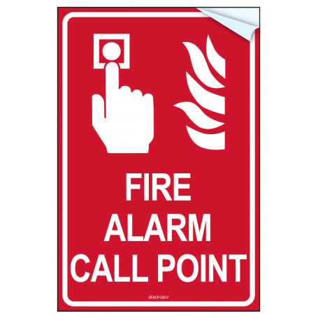 Fire Alarm Call Point - Vinyl
