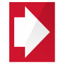 Directional Arrow Red