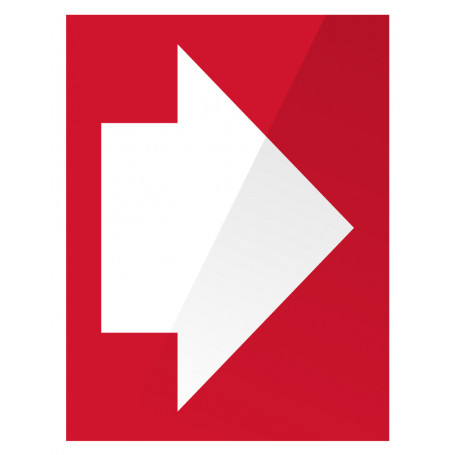 Directional Arrow Red