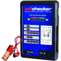 BATTERY FUNCTION TESTER – Pulse load battery checker with plier type grips. Test 12V batteries up to 200AH