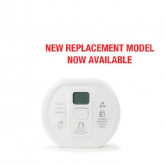 Carbon Monoxide Alarm with LCD display and replaceable AAA batteries