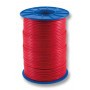 FLAT Red Twin Fire Cable - 1.0mm - 500m Roll