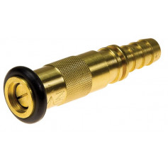 Hose Reel Nozzle - Brass - Bumper - Twist - 19mm
