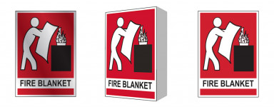 Fire Blanket Location Signs